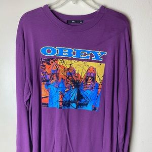 Obey long sleeve shirt